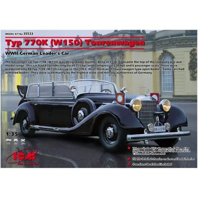 ICM Modellbausatz Typ 770K - WWII Deutscher Führerwagen - 1:35 ICM Modellbausatz Typ 770K - WWII Deutscher Führerwagen - 1:35