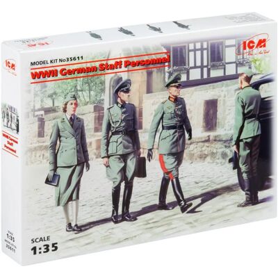 ICM Personnel d'État Major Allemand WWII - Figurines 1:35 - Publicité ICM Personnel d'État Major Allemand WWII - Figurines 1:35 - Publicité