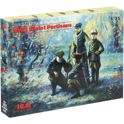 ICM 35631 - Partisans soviétiques - Figurines 1:35 - Publicité ICM 35631 - Partisans soviétiques - Figurines 1:35 - Publicité