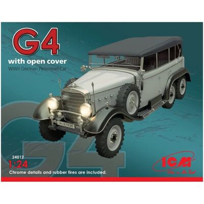 ICM 24012 WWII Deutscher Staff Car Modellfiguren - 1:24 ICM 24012 WWII Deutscher Staff Car Modellfiguren - 1:24