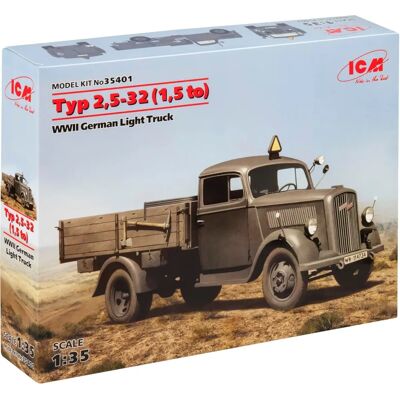 ICM 1:35 WWII Deutscher Leicht-LKW Modell - Opel Blitz ICM 1:35 WWII Deutscher Leicht-LKW Modell - Opel Blitz