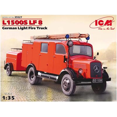 ICM L1500S LF 8 - Deutscher Feuerwehrauto Bausatz - Maßstab 1:35 ICM L1500S LF 8 - Deutscher Feuerwehrauto Bausatz - Maßstab 1:35