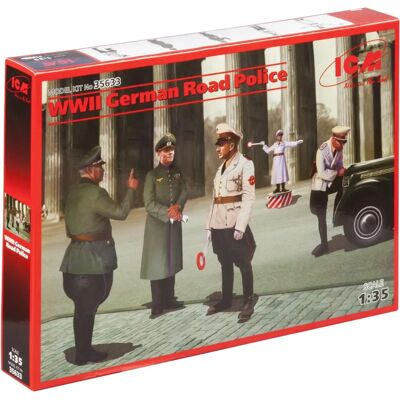 ICM WWII Deutsche Straßenpolizei 1:35 Figuren - Historisch ICM WWII Deutsche Straßenpolizei 1:35 Figuren - Historisch