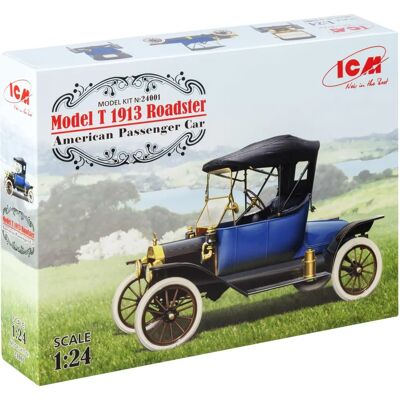 ICM Ford Model T 1912 Roadster - Maßstab 1:24 Bausatz ICM Ford Model T 1912 Roadster - Maßstab 1:24 Bausatz