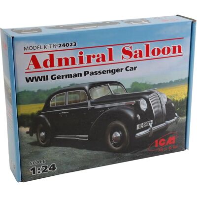 Admiral Saloon WWII deutsches Passagierauto - Modellbausatz Admiral Saloon WWII deutsches Passagierauto - Modellbausatz
