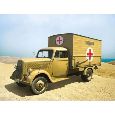 ICM 1:35 Wehrmacht Sanitätswagen Modell - Scale 1:35 ICM 1:35 Wehrmacht Sanitätswagen Modell - Scale 1:35