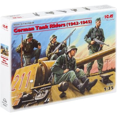 ICM 35634 - Figurines de Pilotes de Char Allemand 1942-45 - Publicité ICM 35634 - Figurines de Pilotes de Char Allemand 1942-45 - Publicité