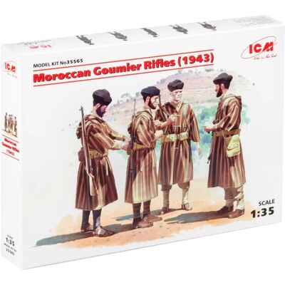 ICM 35565 - Marokkanische Goumier Rifles - Modellfiguren ICM 35565 - Marokkanische Goumier Rifles - Modellfiguren