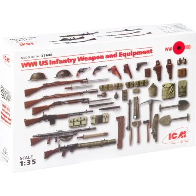 ICM WWI US Infanterie Modellfiguren - 35688 ICM WWI US Infanterie Modellfiguren - 35688
