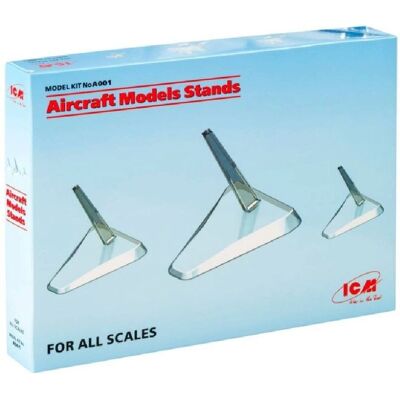 ICM Vliegtuigmodellen Stands - Schaal 1:48, 1:72, 1:144 - Modellbouwaccessoires ICM Vliegtuigmodellen Stands - Schaal 1:48, 1:72, 1:144 - Modellbouwaccessoires