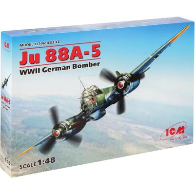 ICM Ju 88A-5 WWII deutsches Bomber Modellbausatz - 1:48 ICM Ju 88A-5 WWII deutsches Bomber Modellbausatz - 1:48