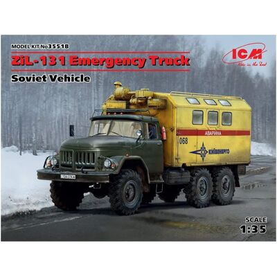 Maquette ZiL-131 Camion d'urgence - Véhicule militaire 1:35 - Publicité Maquette ZiL-131 Camion d'urgence - Véhicule militaire 1:35 - Publicité