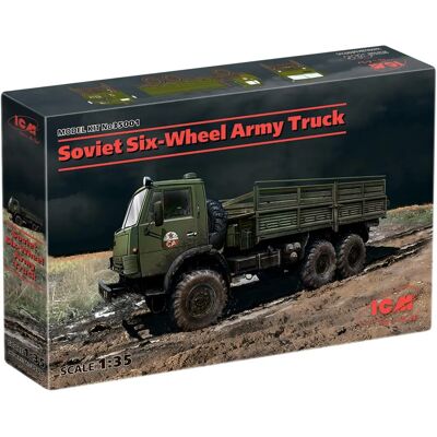 ICM Modellbausatz - Sowjetischer Sechs-Rad-Armee-LKW - Militärmodell ICM Modellbausatz - Sowjetischer Sechs-Rad-Armee-LKW - Militärmodell