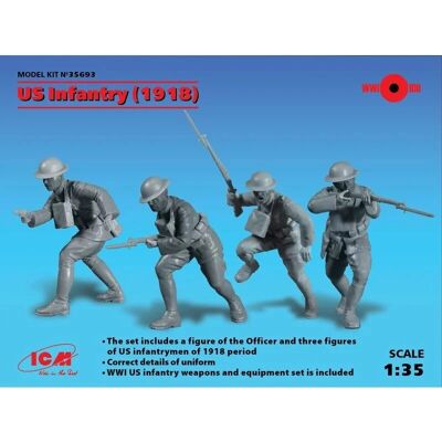 Figurines US Infantry 1918 - Modèles - Publicité Figurines US Infantry 1918 - Modèles - Publicité