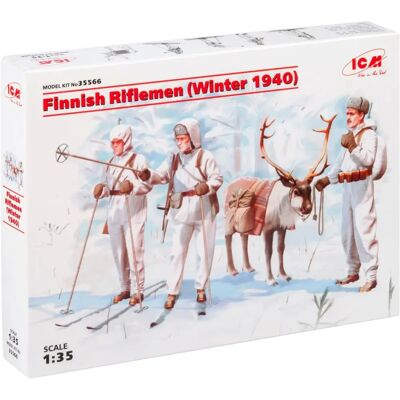 ICM Finnische Gewehrschützen - Winter 1940 - 1:35 Figuren ICM Finnische Gewehrschützen - Winter 1940 - 1:35 Figuren