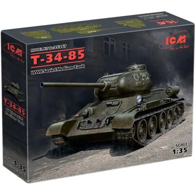 ICM Sowjetischer Т-34/85 WWII Modellbausatz - 1:35 ICM Sowjetischer Т-34/85 WWII Modellbausatz - 1:35