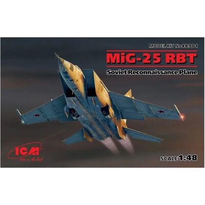 ICM MiG-25RBT Sowjetisches Aufklärungsflugzeug - Modellbausatz ICM MiG-25RBT Sowjetisches Aufklärungsflugzeug - Modellbausatz