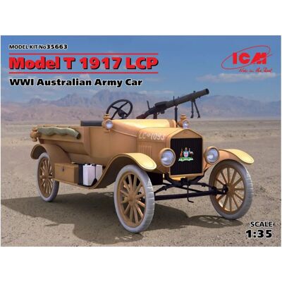 ICM 1917 Modell T Ford Militärbausatz - 1:35 ICM 1917 Modell T Ford Militärbausatz - 1:35