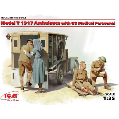 ICM Modell T 1917 Ambulanz - Militärfahrzeug Bausatz ICM Modell T 1917 Ambulanz - Militärfahrzeug Bausatz
