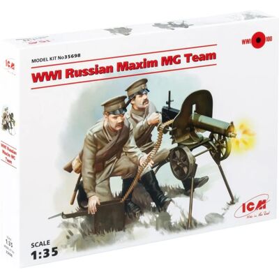 ICM WWI Sowjet Maxim MG Team - Modellfiguren ICM WWI Sowjet Maxim MG Team - Modellfiguren