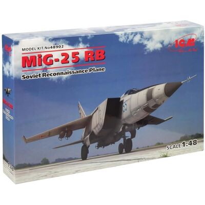ICM Mikoyan MiG-25RB Avion de reconnaissance soviétique - Maquette d'avion - Publicité ICM Mikoyan MiG-25RB Avion de reconnaissance soviétique - Maquette d'avion - Publicité