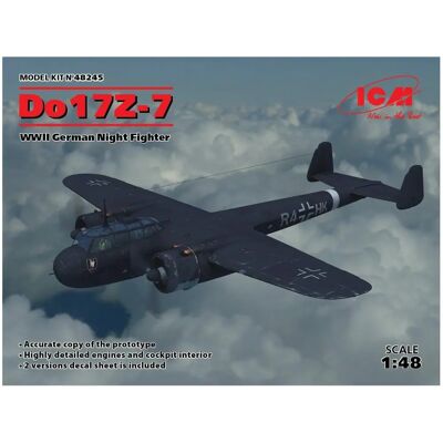 ICM Dornier Do-17Z-7 WWII Nachtjäger Modellbausatz ICM Dornier Do-17Z-7 WWII Nachtjäger Modellbausatz