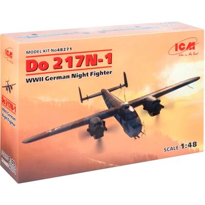 Kit de modèle Dornier Do-217N-1 de la WWII de ICM - 1/48 - Publicité Kit de modèle Dornier Do-217N-1 de la WWII de ICM - 1/48 - Publicité