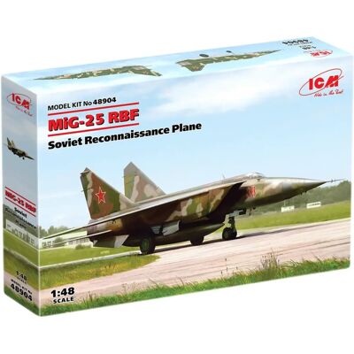 ICM Mikoyan MiG-25RBF 1:48 Aufklärungsflugzeug Bausatz ICM Mikoyan MiG-25RBF 1:48 Aufklärungsflugzeug Bausatz