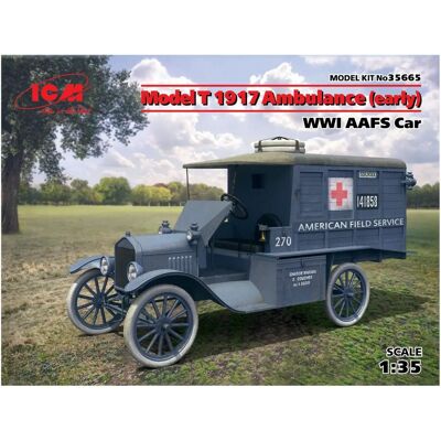 ICM Militärmålar - WWI Ambulans 1:35 ICM Militärmålar - WWI Ambulans 1:35