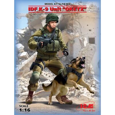 ICM K-9 Israels Polizeibeamter mit Hund - Historische Figur ICM K-9 Israels Polizeibeamter mit Hund - Historische Figur