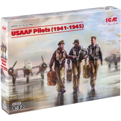 ICM Pilotes USAAF 1941-1945 - Figurines modèles - Échelle 1:32 - Publicité ICM Pilotes USAAF 1941-1945 - Figurines modèles - Échelle 1:32 - Publicité