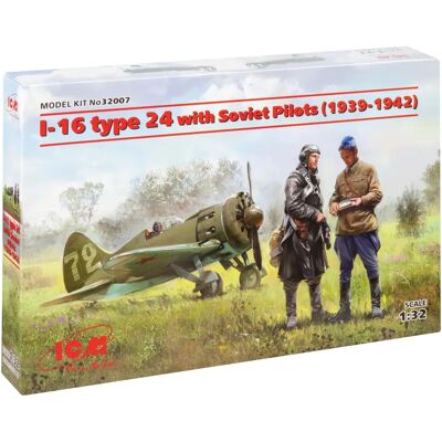 ICM Polikarpov I-16 type 24 - Échelle 1:32 - Maquette d'avion - Publicité ICM Polikarpov I-16 type 24 - Échelle 1:32 - Maquette d'avion - Publicité