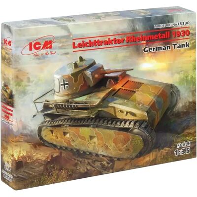 Icm 1/35 Deutscher Panzer Leichttraktor Rheinmetall 1930 - Militärmodellbausatz Icm 1/35 Deutscher Panzer Leichttraktor Rheinmetall 1930 - Militärmodellbausatz