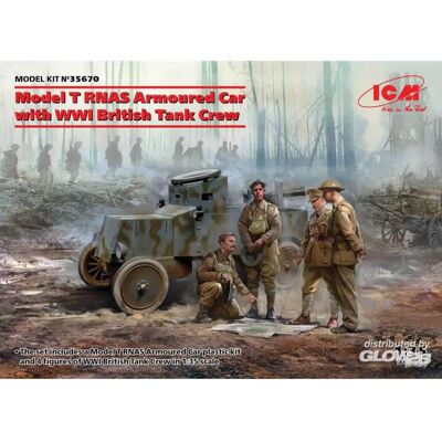 NIPPON ICM Modell T RNAS Panzerfahrzeug - 1/35 NIPPON ICM Modell T RNAS Panzerfahrzeug - 1/35