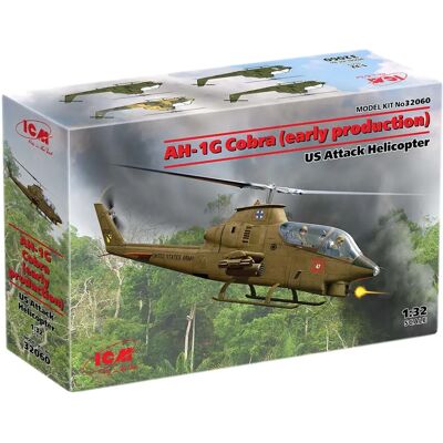 ICM AH-1G Cobra - Maßstab 1:32 Modellbausatz ICM AH-1G Cobra - Maßstab 1:32 Modellbausatz