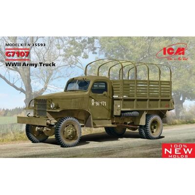 ICM G7107 WWII-Armee-LKW - Militärmodellbausatz - 1:35 ICM G7107 WWII-Armee-LKW - Militärmodellbausatz - 1:35