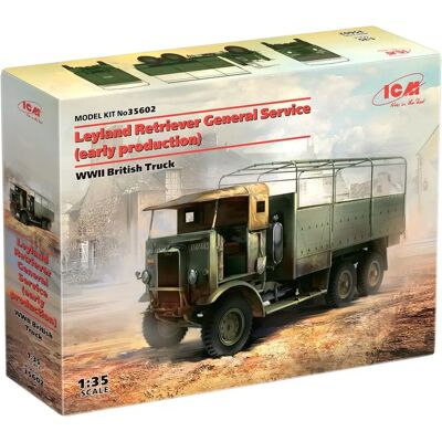 ICM Leyland Retriever Modellbausatz - WWII Britischer Truck 1:35 ICM Leyland Retriever Modellbausatz - WWII Britischer Truck 1:35