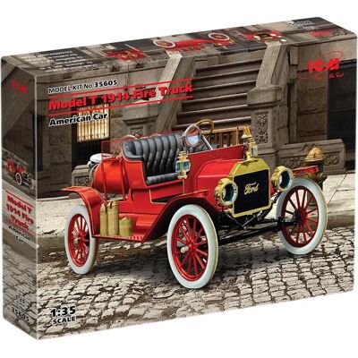 ICM Modell T 1914 Feuerwehrauto - 1:35 Maßstab Bausatz ICM Modell T 1914 Feuerwehrauto - 1:35 Maßstab Bausatz