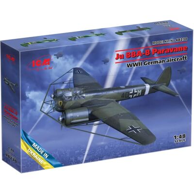 ICM Ju-88A-8 Paravane, deutsches Flugzeug WWII - 1:48 ICM Ju-88A-8 Paravane, deutsches Flugzeug WWII - 1:48