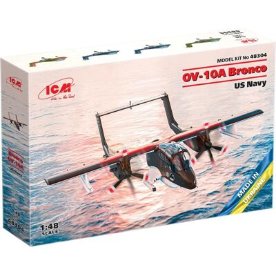 ICM Bronco OV-10A US Navy Modellbausatz - 1:48 ICM Bronco OV-10A US Navy Modellbausatz - 1:48