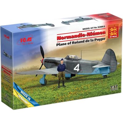 ICM - Normandie-Niemen Yak-9T - Roland de la Poype-Figur - Modellbausatz ICM - Normandie-Niemen Yak-9T - Roland de la Poype-Figur - Modellbausatz