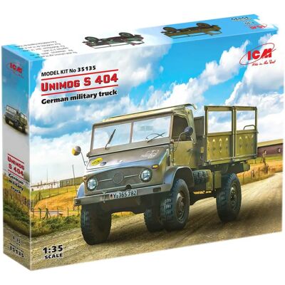 ICM Unimog S 404 Militair Modelenset - 1:35 Schaal ICM Unimog S 404 Militair Modelenset - 1:35 Schaal