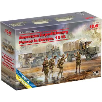 ICM Modellbausatz Amerikanische Expeditionskorps 1918 - Modellbausatz - WWI Flugzeug ICM Modellbausatz Amerikanische Expeditionskorps 1918 - Modellbausatz - WWI Flugzeug