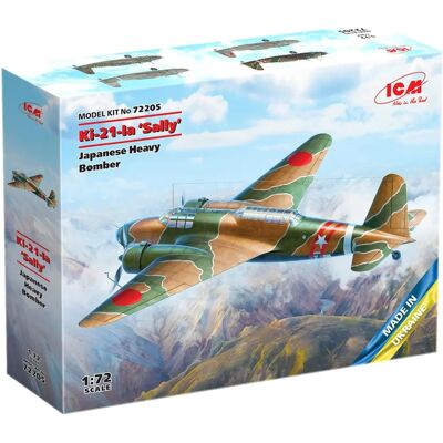 ICM Mitsubishi Ki-21-Ia Zware Bomber Modelbouw - 1/72 Schaal ICM Mitsubishi Ki-21-Ia Zware Bomber Modelbouw - 1/72 Schaal