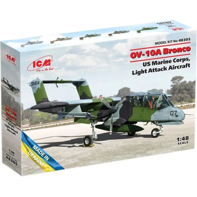 ICM Modell OV-10 Bronco US Marine Corps - Leichtes Angriffflugzeug - 1:48 ICM Modell OV-10 Bronco US Marine Corps - Leichtes Angriffflugzeug - 1:48