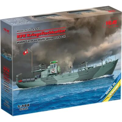 IcmS012 KFK Kriegsfischkutter - WWII deutsches Mehrzweckboot - Bausatz IcmS012 KFK Kriegsfischkutter - WWII deutsches Mehrzweckboot - Bausatz