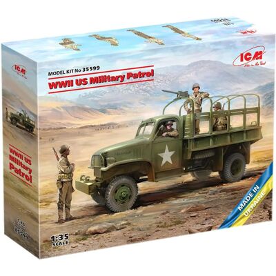 ICM G7107 US Army Patrouillen Militärfahrzeug Modell - 1/35 ICM G7107 US Army Patrouillen Militärfahrzeug Modell - 1/35