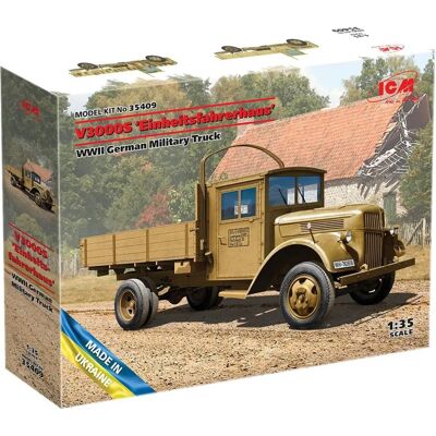 ICM V3000S Deutsches WWII Militärfahrzeug Modell - 1/35 Kunststoffbausatz ICM V3000S Deutsches WWII Militärfahrzeug Modell - 1/35 Kunststoffbausatz