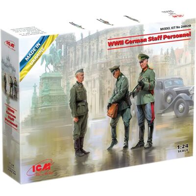 ICM Deutsches Personal WWII Modellbausatz - 1:24 ICM Deutsches Personal WWII Modellbausatz - 1:24