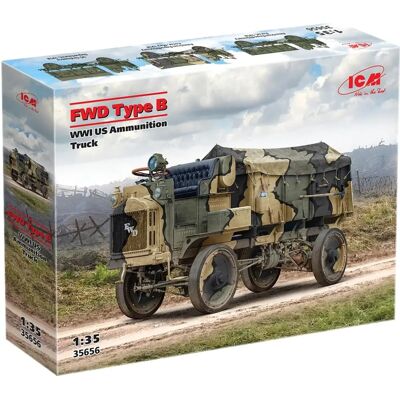 ICM WWI US Munitionswagen Modellbausatz - 1:35 ICM WWI US Munitionswagen Modellbausatz - 1:35